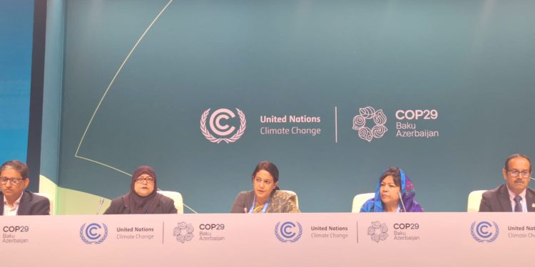 কপ২৯-এ পর্যাপ্ত ও মানসম্পন্ন জলবায়ু অর্থায়নের আহ্বান জানালো বাংলাদেশ