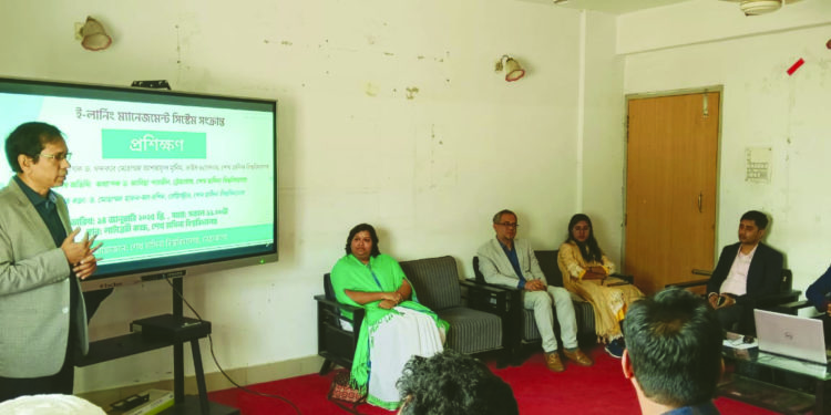 একাডেমিক ও দাপ্তরিক কার্যক্রমের অটোমেশন প্রক্রিয়া চালু হচ্ছে শেখ হাসিনা বিশ্ববিদ্যালয়ে