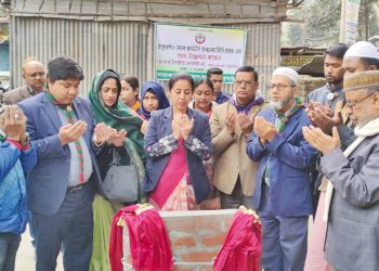 ঠাকুরগাঁওয়ে স্কাউটস ভবনের ভিত্তি প্রস্তরের উদ্বোধন