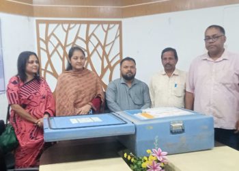 দুর্গাপুর উপজেলা স্বাস্থ্য কমপ্লেক্সে জলাতঙ্কের টিকা হস্তান্তর