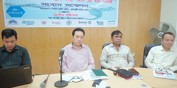 আগামী ১৫মার্চ ভিটামিন ‘এ’ প্লাস ক্যাপসুল খাবে রাঙ্গামাটির ৮৫ হাজার ৮৬০ শিশু