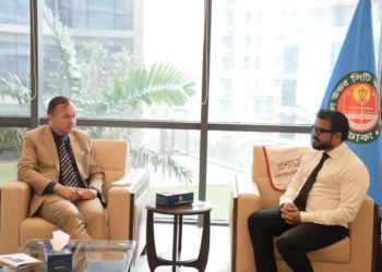 ডিএনসিসি প্রশাসকের সঙ্গে নেদারল্যান্ডসের রাষ্ট্রদূতের সৌজন্য সাক্ষাৎ