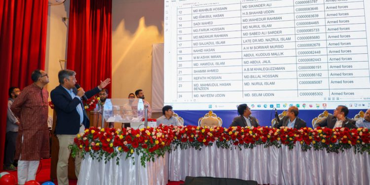 রাজউক কর্তৃক উত্তরা এপার্টমেন্ট প্রকল্পের ফ্ল্যাটের সাময়িক বরাদ্দ প্রদান সংক্রান্ত ৭ম লটারি অনুষ্ঠিত