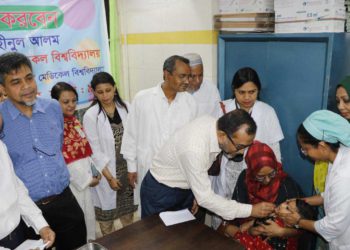 স্বাস্থ্য ক্যাম্পেইনে মানুষের স্বতস্ফূর্ত অংশগ্রহণে বাংলাদেশ বিশ্বে এগিয়ে: উপাচার্য অধ্যাপক ডা. মোঃ শাহিনুল আলম