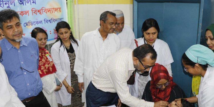 স্বাস্থ্য ক্যাম্পেইনে মানুষের স্বতস্ফূর্ত অংশগ্রহণে বাংলাদেশ বিশ্বে এগিয়ে: উপাচার্য অধ্যাপক ডা. মোঃ শাহিনুল আলম