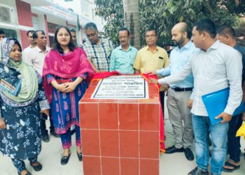 দুর্গাপুরে এইচবিবি মাঠ উদ্বোধন করলেন ইউএনও