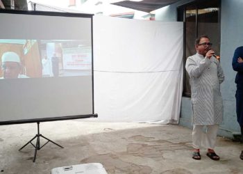 ঠাকুরগাঁওয়ে বড় মসজিদের পুনঃনির্মাণ কাজের উদ্বোধন করলেন মির্জা ফখরুল