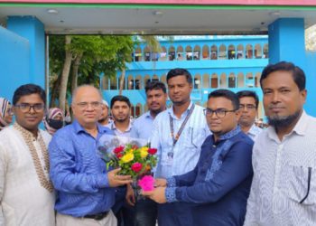 মাদারীপুরে বিদ্যালয় পরিদর্শনে মাধ্যমিক ও উচ্চ মাধ্যমিক বিদ্যালয় পরিদর্শক- কাজী ফয়জুর রহমান