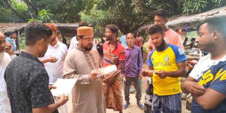 দুর্গাপুরে আলহাজ্ব মোঃ আব্দুস সাত্তারের গণসংযোগ