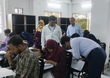 পিরোজপুর বিজ্ঞান ও প্রযুক্তি বিশ্ববিদ্যালয়ে গুচ্ছভুক্ত বিশ্ববিদ্যালয়সমূহের ‘বি’ ইউনিটের ভর্তি পরীক্ষা অনুষ্ঠিত