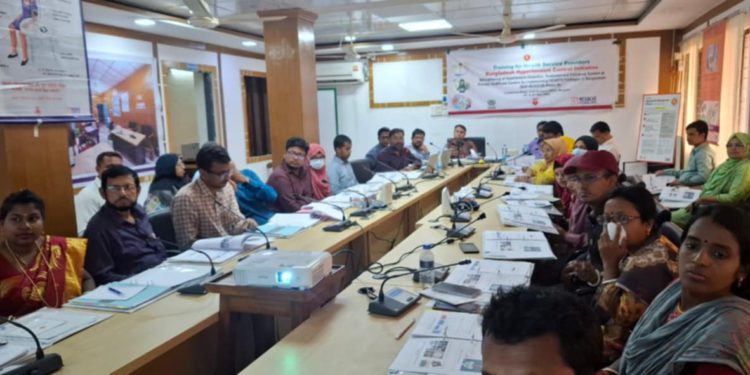 বরগুনাতে এনসিডি বিষয়ক কর্মশালা অনুষ্ঠিত