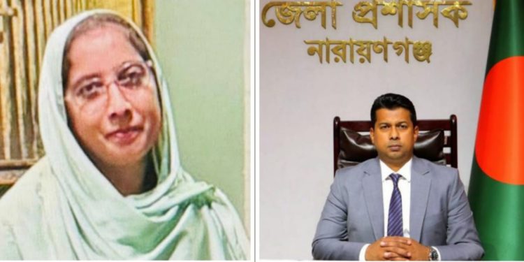 সেই মহান শিক্ষিকা মাহরিনের বীরত্বের প্রশংসায় নারায়ণগঞ্জ জেলা প্রশাসক মোহাম্মদ জাহিদুল ইসলাম মিঞা