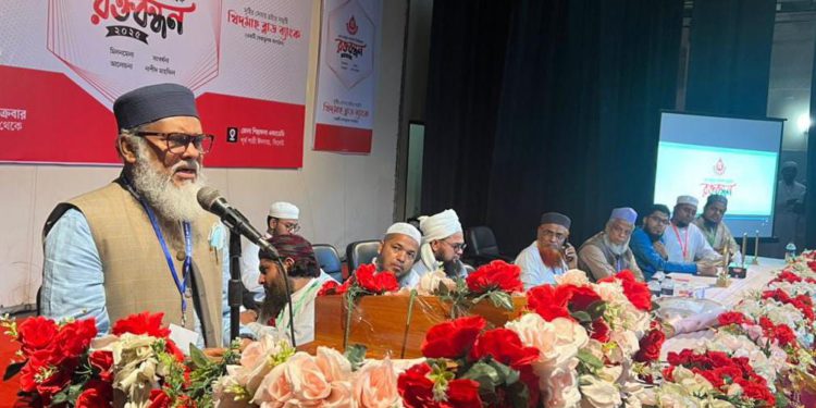 রক্তদানে সমাজে মানবিক মূল্যবোধ সৃষ্টি হয় – ধর্ম উপদেষ্টা