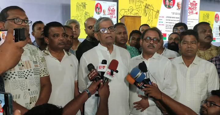যথাসময়ে গ্রহণযোগ্য নির্বাচন হবে : ঠাকুরগাঁওয়ে মির্জা ফখরুল