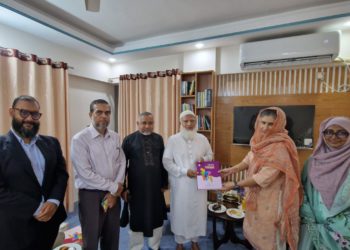 আমীরে জামায়াতের সঙ্গে জাতিসংঘের আবাসিক প্রতিনিধির মানবাধিকার বিষয়ক উপদেষ্টার সৌজন্য সাক্ষাৎ