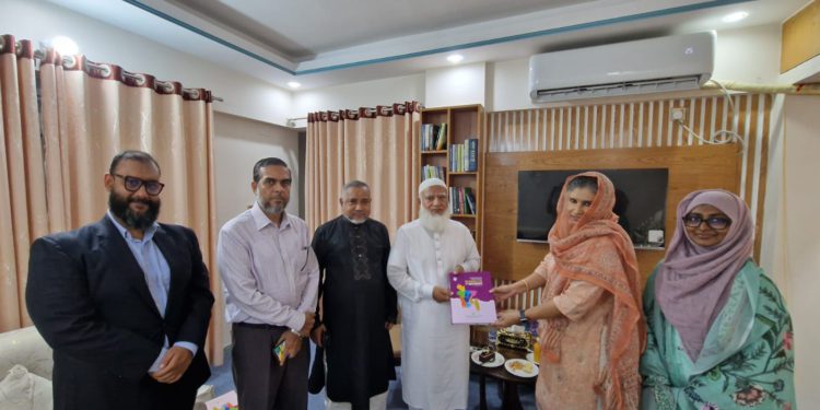 আমীরে জামায়াতের সঙ্গে জাতিসংঘের আবাসিক প্রতিনিধির মানবাধিকার বিষয়ক উপদেষ্টার সৌজন্য সাক্ষাৎ