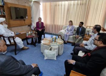 আমীরে  জামায়াতের সঙ্গে ব্রিটিশ হাইকমিশনারের সৌজন্য সাক্ষাৎ