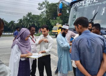 বায়ু, শব্দ ও পলিথিন দূষণ রোধে মোবাইল কোর্টের অভিযান