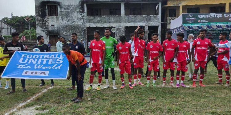 চুয়াডাঙ্গায় জাতীয় চ্যাম্পিয়নশীপ ফুটবল টুর্নামেন্টের উদ্বোধন