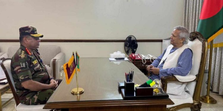 Chief of Army Staff General Wakar-Uz-Zaman called on Chief Adviser Professor Muhammad Yunus