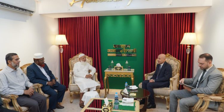 আমীরে জামায়াতের সঙ্গে ইতালিয়ান রাষ্ট্রদূতের সৌজন্য সাক্ষাৎ