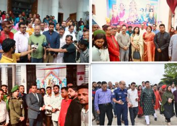 শান্তিপূর্ণ, উৎসবমুখর, নির্বিঘ্নে ধর্মীয় সম্প্রীতির মাধ্যমে দুর্গা পূজা আয়োজনে সর্ব মহলে প্রশংসিত জেলা প্রশাসক