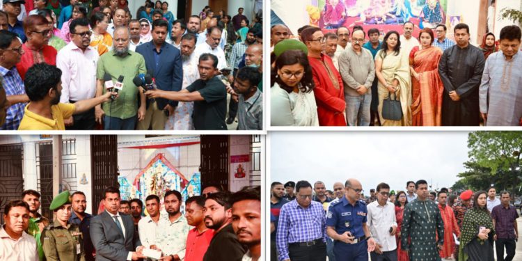 শান্তিপূর্ণ, উৎসবমুখর, নির্বিঘ্নে ধর্মীয় সম্প্রীতির মাধ্যমে দুর্গা পূজা আয়োজনে সর্ব মহলে প্রশংসিত জেলা প্রশাসক