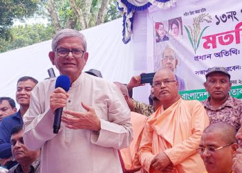 দাবিদাওয়া আপাতত বন্ধ রাখুন, আমরা আর বিভেদের রাজনীতি চাই না: ঠাকুরগাঁওয়ে মির্জা ফখরুল