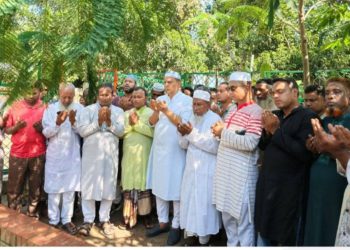 মনোনয়ন পেয়ে শহীদ আবু সাঈদের কবর জিয়ারত করলেন রংপুর জেলা বিএনপির আহ্বায়ক সাইফুল ইসলাম