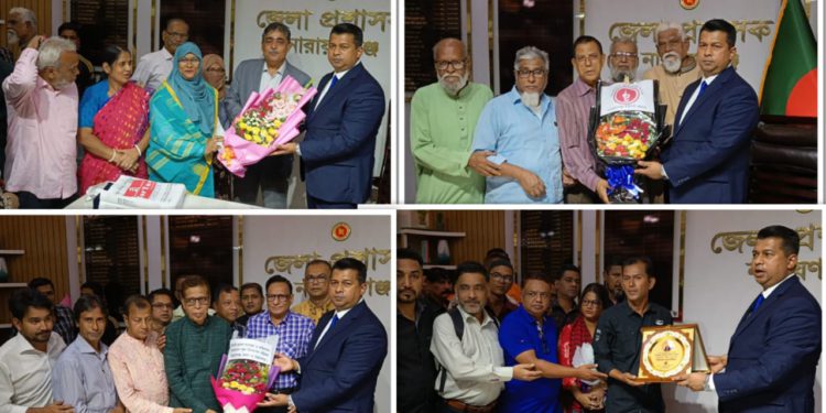 না’গঞ্জের সর্বশ্রেনীর মানুষের ভালোবাসায় সিক্ত বিদায়ী জেলা প্রশাসক মানবিক মোহাম্মদ জাহিদুল ইসলাম মিঞা