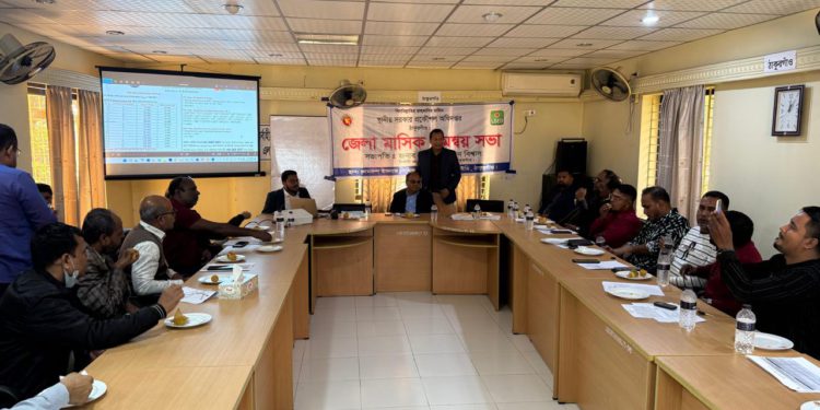 ঠাকুরগাঁয়ে এলজিইডির মাসিক সমন্বয় সভা অনুষ্ঠিত