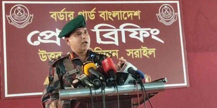 দশ মাসে ৭১০ কোটি ৮১ লক্ষ টাকার চোরাচালান পন্য জব্দ বিজিবির