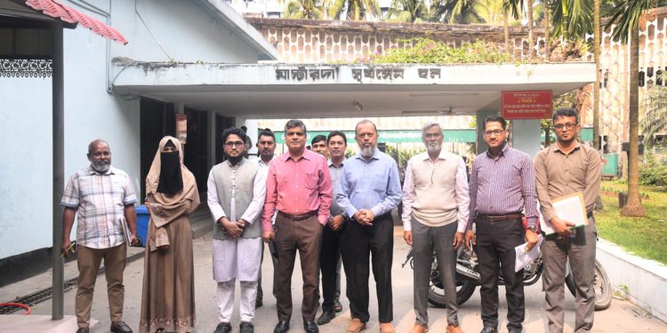 বুয়েটের বিশেষজ্ঞ সদস্যের সমন্বয়ে কারিগরি কমিটির ঢাবি সূর্যসেন হল পরিদর্শন