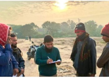 সোমেশ্বরী নদী থেকে চুরি করে বালু উত্তোলন: ২ জনকে কারাদন্ড