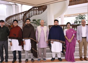 জাতীয় নাগরিক পার্টির প্রতিনিধি দলের সঙ্গে প্রধান উপদেষ্টার বৈঠক