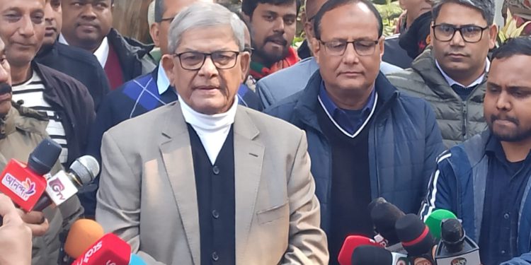 বিএনপি সবসময় ভালো কাজগুলো করে এসেছে: ঠাকুরগাঁওয়ে মির্জা ফখরুল