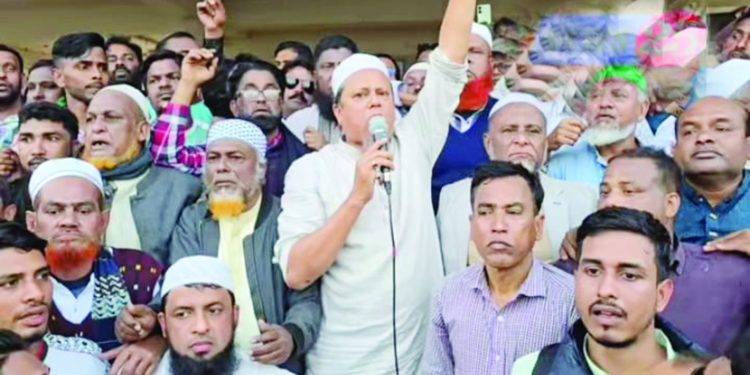 আলহাজ এবি মুশফিকুর রহমানের ডাকে গফরগাঁওয়ের স্বতন্ত্র প্রার্থী আলহাজ এবি ছিদ্দিকুর রহমানের (হাস মার্কা) জনসভায় জনতার ঢল