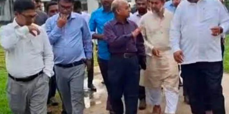 জয়পুরহাটে প্রস্তাবিত সরকারি মেডিকেল কলেজ স্থাপন সংক্রান্ত সরজমিন পরিদর্শন সম্পন্ন