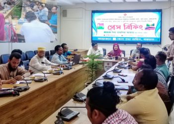 সরকারের নির্বাচনী ইশতেহার বাস্তবায়নে বরগুনায় সাংবাদিকদের নিয়ে ‘প্রেস ব্রিফিং’