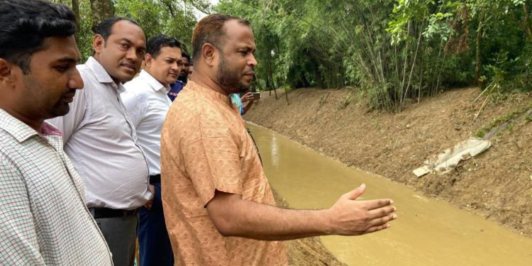 ময়মনসিংহে প্রধানমন্ত্রীর অগ্রাধিকার প্রকল্প খাল খননের অগ্রগতি ৫৫%