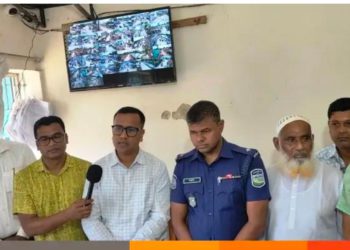 ডেপুটি স্পিকারের উদ্যোগে কলমাকান্দা বাজারে ৩২ সিসি ক্যামেরা স্থাপন