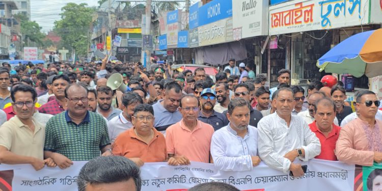 কুষ্টিয়ায় জেলা যুবদলের নবগঠিত কমিটিকে স্বাগত জানিয়ে আনন্দ মিছিল ও সমাবেশ